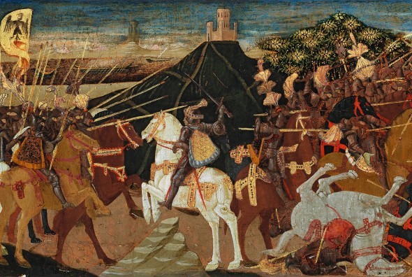 Apollonio di Giovanni „La battaglia di Farsalo” (dettaglio)  aggiudicato a € 674.000 