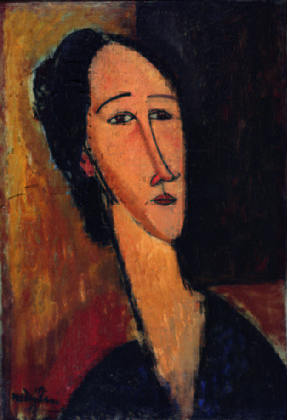 Amedeo Modigliani - Testa di Hanka    Sborowska 1917