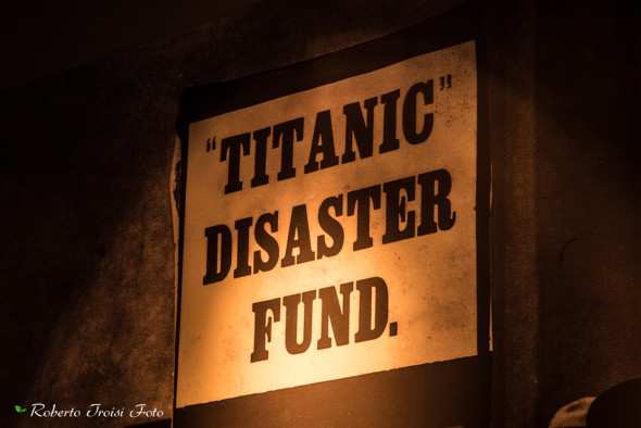 Cartello del “Fondo per il disastro del Titanic”