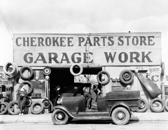 Walker Evans  - Auto Parts Shop,   Atalanta, Georgia, 1936