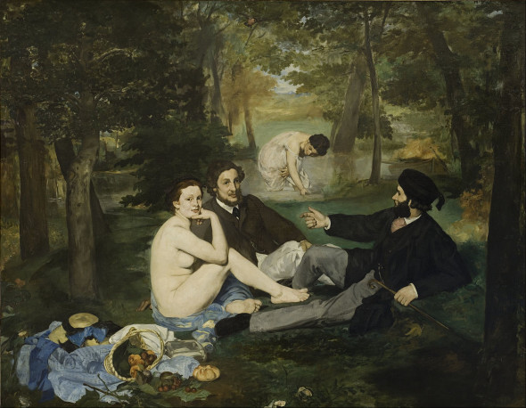 Manet, La colazione sull’erba (Le déjeuner sur l'herbe), Museo d'Orsay di Parigi