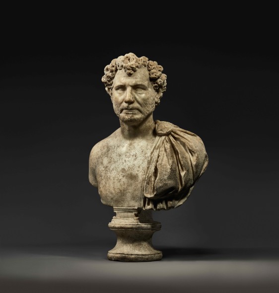 A Roman Imperial Marble Portrait Bust of a Man, 2nd half of the 2nd Century A.D. with an estimate of £300,000-500,000