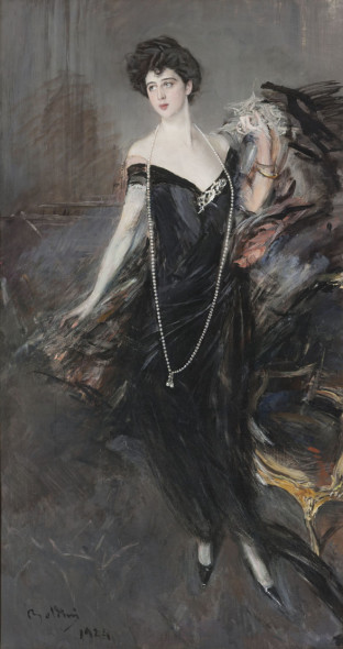 Giovanni Boldini Ritratto di Donna Franca Florio 1901-1924 Olio su tela, 221x119 cm AMT Real Estate SPA in c.p.o.