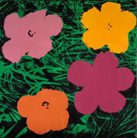 Elaine Sturtevant, Warhol Flowers, 1969-70