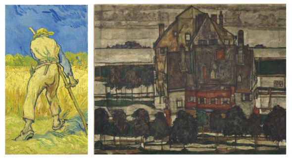 Schiele van Gogh Christie's Londra