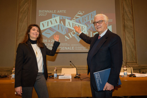 VIVA ARTE VIVA – Christine Macel e Paolo Baratta © Photo Andrea Avezzù – Courtesy La Biennale di Venezia