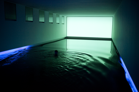 James Turrell, Baker Pool, 2002-2008 piscine d'artista