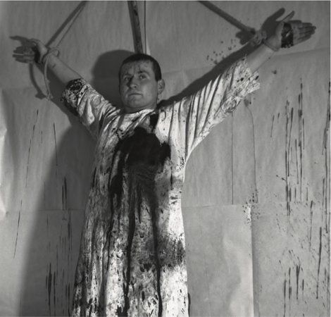 Hermann Nitsch, First Action, 1962