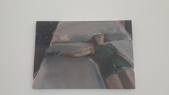 Milena Sgambato, OnOff”(serie), 2016, acrilico su tela, 55×83 cm