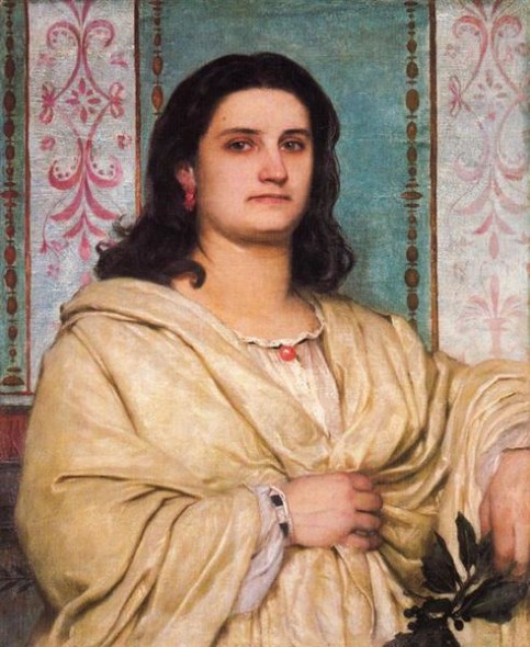 Portrait Of Angela Böcklin As Muse Arnold Böcklin