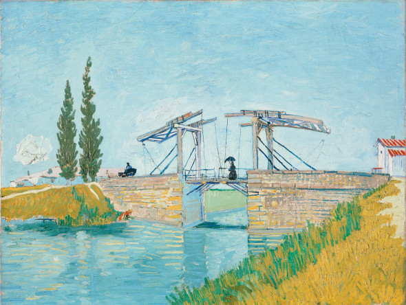 Vincent van Gogh, Il ponte di Langlois a Arles, 1888, olio su tela, cm 49,5 x 64. Colonia, Wallraf-Richartz-Museum & Fondation Corboud © Rheinisches Bildarchiv Köln