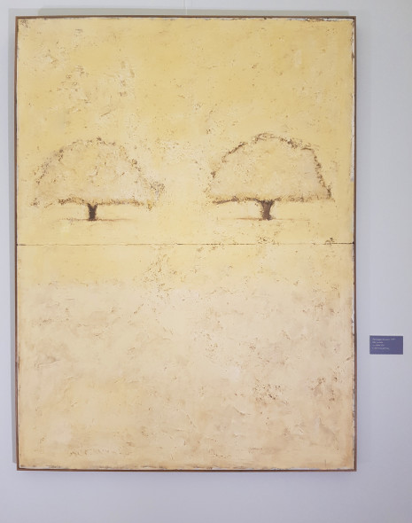 Mattioli, Paesaggio d'estate, 1977 olio su tela, 160x120 cm, collezione privata
