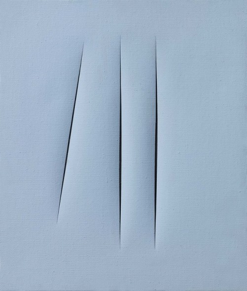 679 Lucio Fontana, Concetto spaziale, Attese, 1964, idropittura su tela, cm 55,2x46,3 470/600.000 537.950