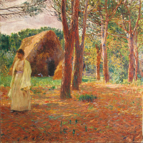 Plinio Nomellini - In pineta,   1900