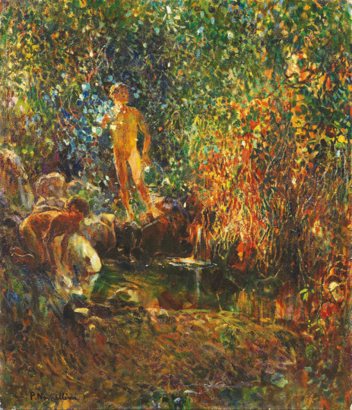 Plinio Nomellini - La sorgente,   1914-16