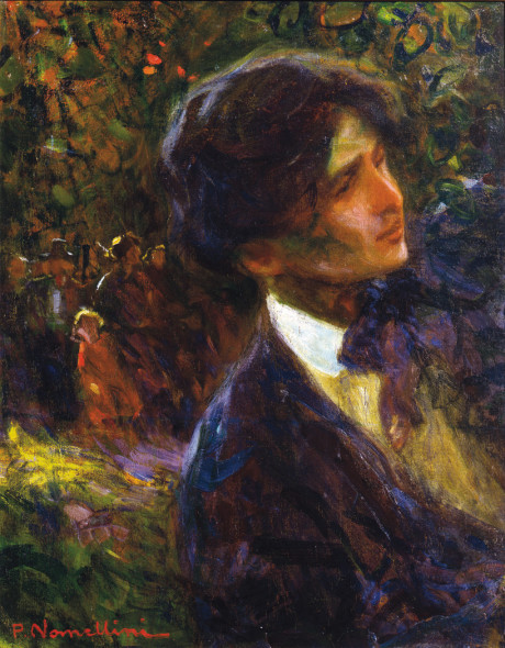 Plinio Nomellini - Ritratto di   Lorenzo Viani, 1902