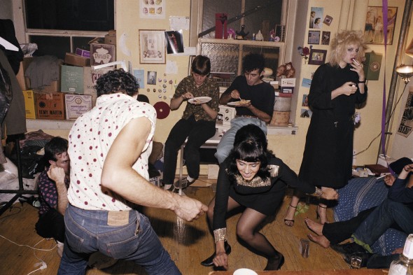 Nan Goldin -  Twisting at my birthday party, New York City 1980 © Nan Goldin