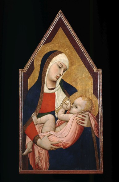 Ambrogio Lorenzetti - Madonna che  allatta il Bambino, 1325 Museo diocesano Siena