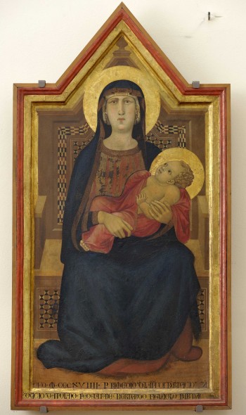 Ambrogio Lorenzetti - Madonna col  Bambino, 1319 Museo Ghelli S. Casciano