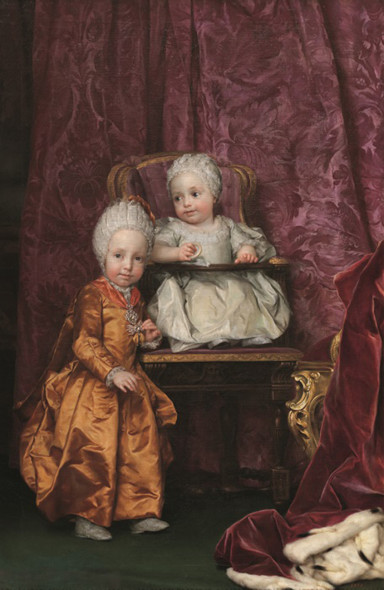 Anton Raphael Mengs - Doppio ritratto dell’arciduca Ferdinando e dell’arciduchessa Maria Anna 1770-1771 Madrid, Museo del Prado