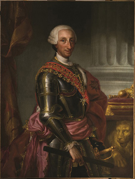 Anton Raphael Mengs - Ritratto di Carlo III di Borbone, Re di Spagna 1767-1769 circa Firenze, Gallerie degli Uffizi, Galleria d’arte moderna di 