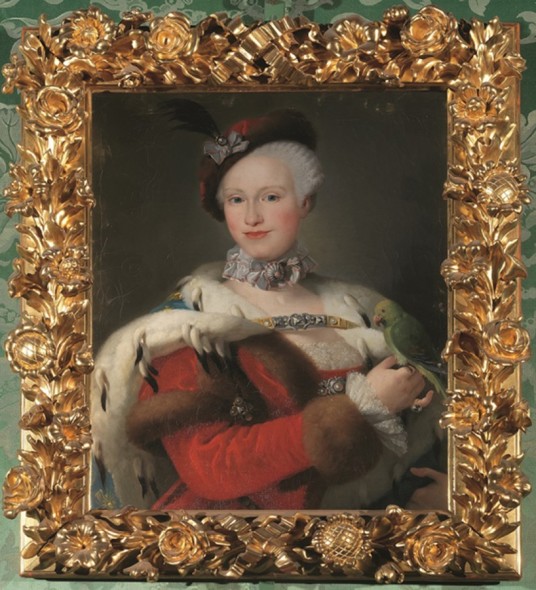 Lorenzo Tiepolo - Ritratto di Maria  Luisa di Bourbon 1763 Firenze, Gallerie degli Uffizi, Galleria  Palatina
