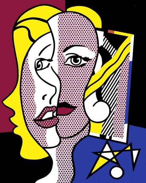 Roy Lichtenstein Female Head, 1977 