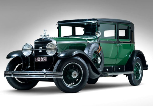 Cadillac verde smeraldo V8 Town Sedan del 1928 di Al Capone