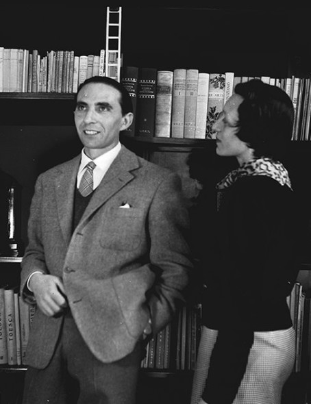 Ico e Luisa Parisi nella casa di Cernobbio, 1953