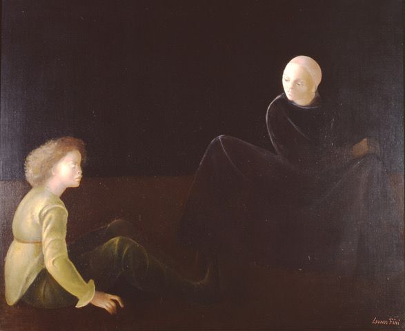 Leonor Fini "Luna" 1982 Olio su tela 73x60 cm Coll. privata, Trieste