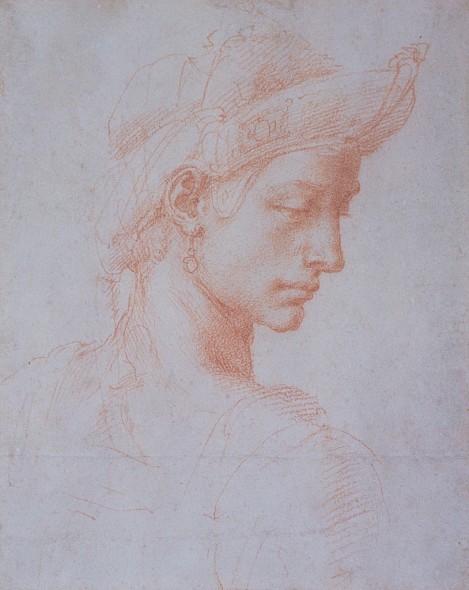 Michelangelo Buonarroti - Testa ideale
