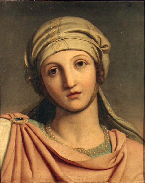 Giuseppe Diotti, Rebecca, 1810, olio su tela, cm 46x38 (Collezione privata)