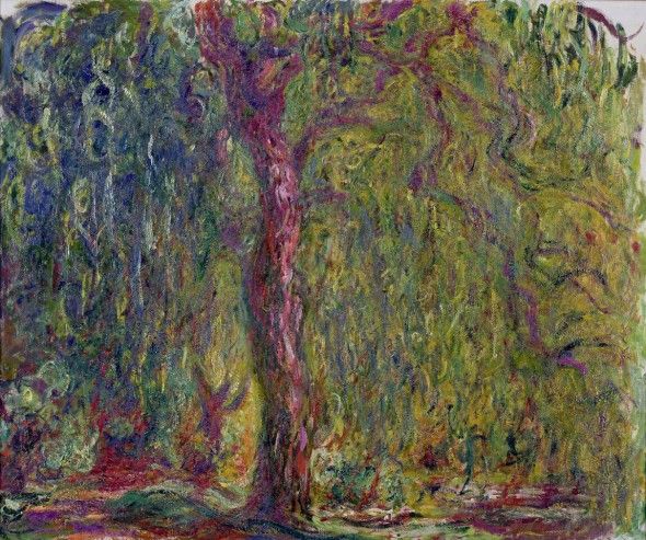 Claude Monet (1840-1926) Salice piangente, 1918-1919  Olio su tela, 100x120 cm Parigi, Musée Marmottan Monet  © Musée Marmottan Monet, paris c Bridgeman-Giraudon / presse