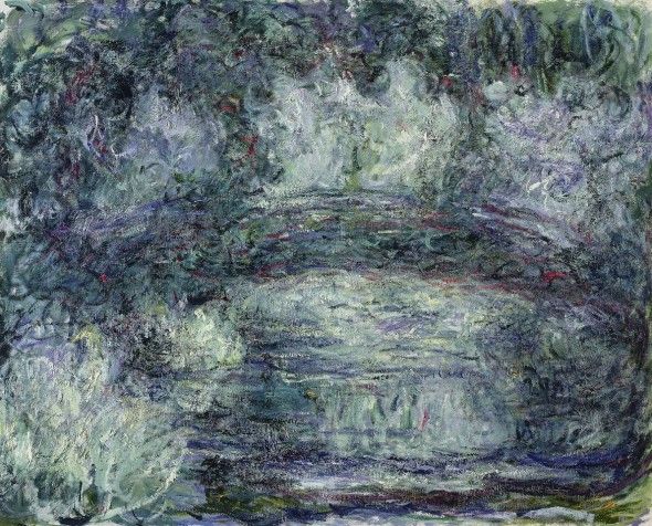 Claude Monet (1840-1926) Il ponte giapponese, 1918-1919 Olio su tela, 74x92 cm Parigi, Musée Marmottan Monet © Musée Marmottan Monet, paris c Bridgeman-Giraudon / presse