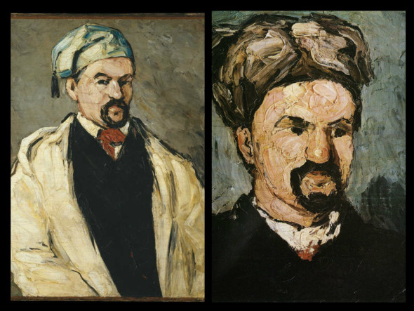 Cézanne, ritratti dello zio Dominique 1866-67.