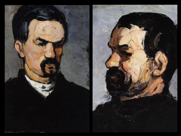 Cézanne, ritratti dello zio Dominique 1866-67.