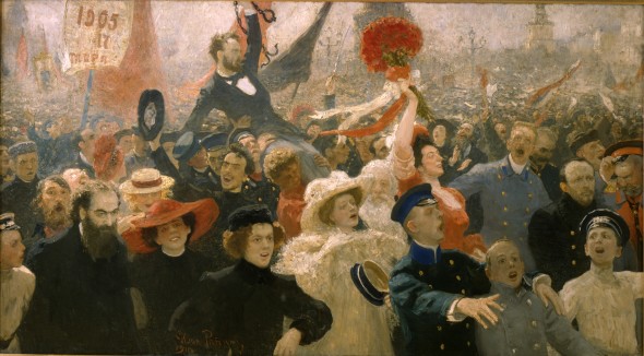 . Il’ja Repin,  17 ottobre 1905, 1907 Olio su tela, 184 x 323 cm ©State Russian Museum, St. Petersburg