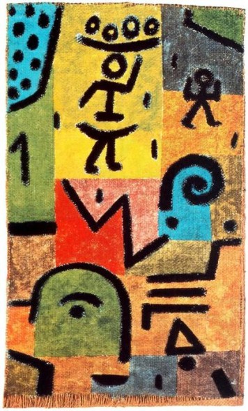 Paul Klee, Harvest of Lemons, 1937, tempera su tela. Martigny, Fondation Pierre Gianadda