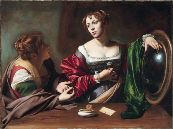 Michelangelo Merisi da Caravaggio, Marta e Maria Maddalena, 1598-1599, Detroit Institute of Arts