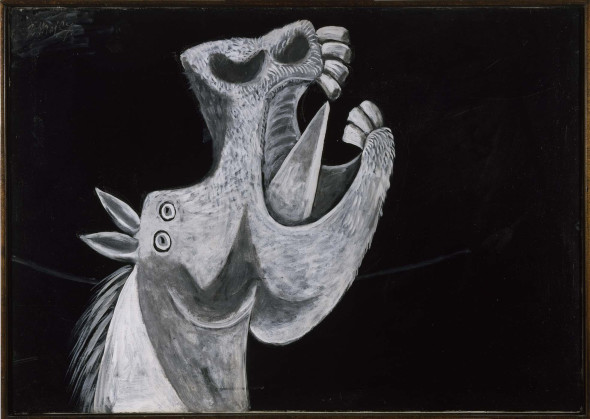 Un'opera preparatoria di Guernica, di Picasso