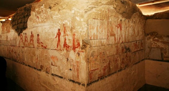 Egitto: scoperta la tomba della sacerdotessa Hetpet. Affreschi in buono stato