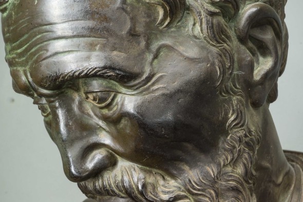 “Daniele da Volterra, Busto in bronzo di Michelangelo Buonarroti (prima del restauro), Galleria dell’Accademia di Firenze”