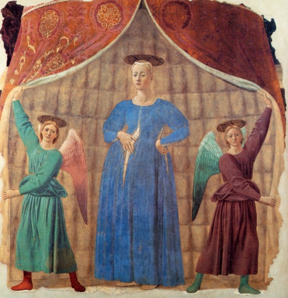 Piero della Francesca, Madonna del Parto, 1459, Monterchi (Arezzo)
