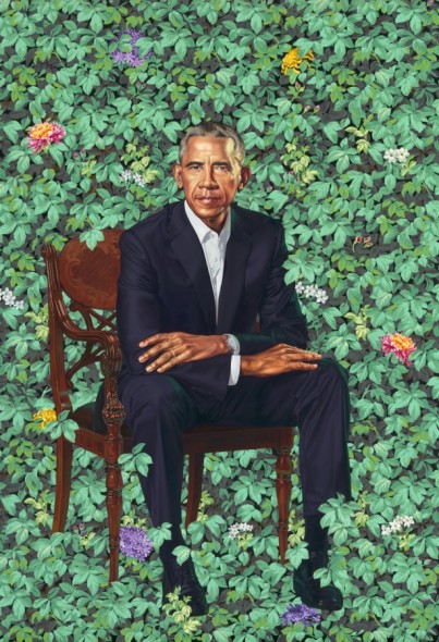 Il ritratto di Barack Obama, di Kehinde Wiley