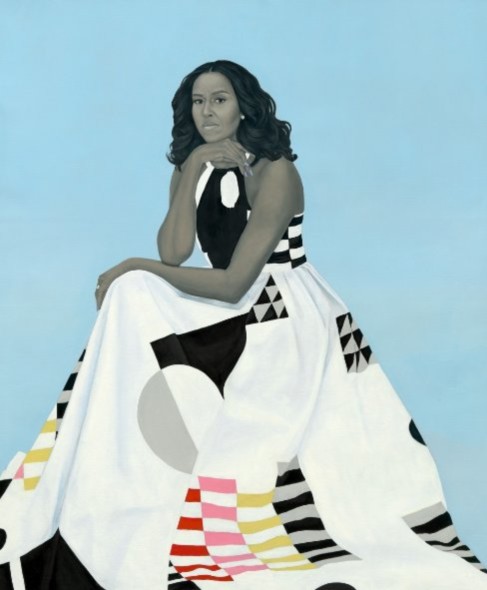 Il ritratto di Michelle Obama, di Amy Sherald