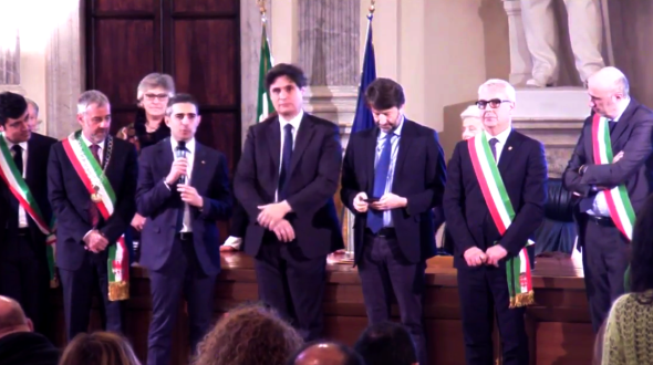 La cerimonia per la Capitale Italiana della cultura per l’anno 2020