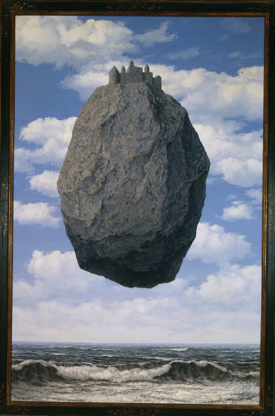 Renè Magritte, Le Chateau de Pyrenees, 1959, Palazzo Albergati, Bologna