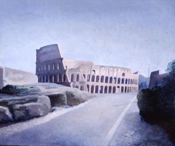 Francesco Trombadori, Il Colosseo, 1958, olio su tela, Galleria d’Arte Moderna di Roma