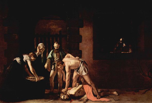 Decollazione di San Giovanni Battista, Michelangelo Merisi da Caravaggio detto Caravaggio - 1608, La Valletta (Malta)