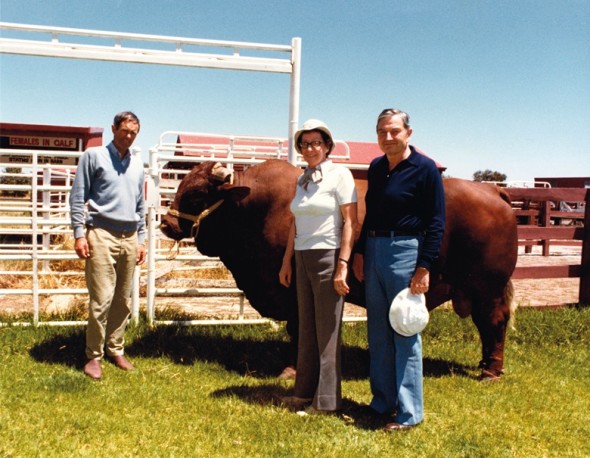 David and Peggy Rockefeller visiting a ranch in Texas. Photo: Courtesy of the Rockefeller Archive Center